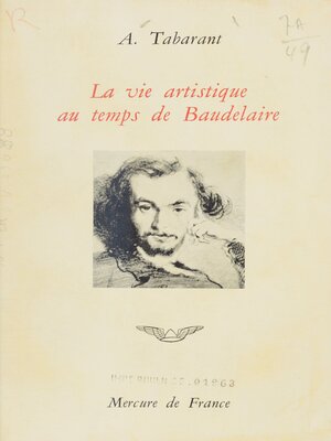 cover image of La vie artistique au temps de Baudelaire